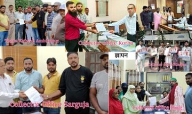 महिलाओं के साथ हो रहे आत्याचार के मामलों के दोषियों के खिलाफ कठोर कार्यवाही की मांग को लेकर रज़ा यूनिटी फाउंडेशन ने छग के कई जिलों में सौंपा ज्ञापन