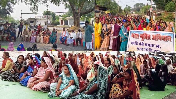 शराब दुकान खुलने की खबर से महिलाओं का हल्ला बोल, क्षेत्र के ग्रामीणों में आक्रोश, रैली निकालकर महिलाएं कर रही जमकर विरोध में उमड़ा जनसैलाब