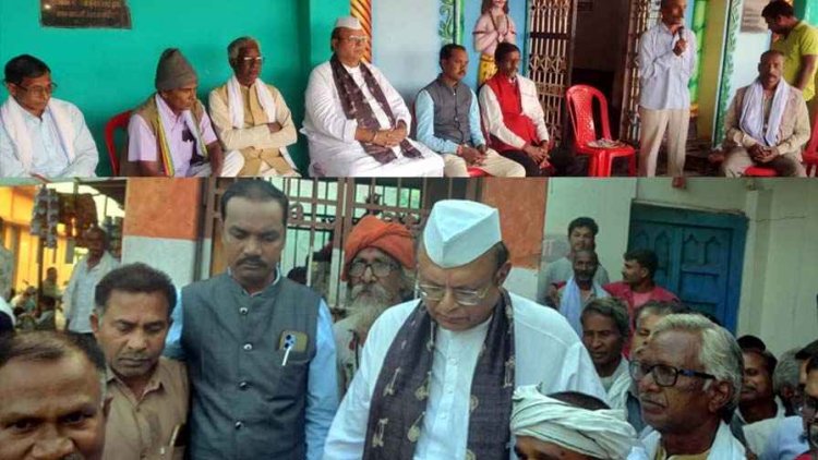 छत्तीसगढ़ के प्रथम पंचायत एवं ग्रामीण विकास मंत्री अमितेश शुक्ल ने किया खुद के खर्च से राष्ट्रपिता महात्मा गांधी की मूर्ति स्थापना कराने का एलान