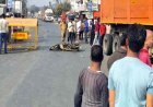 नो एंट्री के बाद दौड़ रहे तेज रफ्तार ट्रक ने बाइक सवारों को कुचला, एक युवक की दर्दनाक मौत, दूसरा गंभीर, वाहन लेकर ड्राइवर फरार, गांव में पसरा मातम