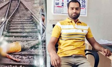 ट्रेन से कटकर ठेका कर्मचारी की मौत, रेलवे पटरी पर मिली लाश, सिर धड़ से अलग, इलाके में फैली सनसनी, खुदकुशी या हादसा?, जांच में जुटी पुलिस