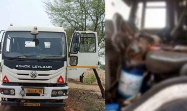 हाईवे किनारे खड़े ट्रेलर में मिला ड्राइवर का शव, इलाके में मचा हड़कम्प, संदिग्ध मौत की जांच में जुटी पुलिस, वाहन के अंदर मिली शराब की खाली बोतल
