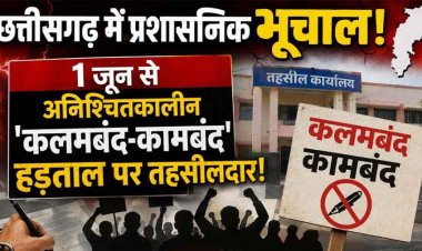 बीजेपी विधायक के खिलाफ खोला मोर्चा, आज से अनिश्चितकालीन हड़ताल पर प्रदेशभर के तहसीलदार-नायब तहसीलदार, कामबंद एवं सामूहिक अवकाश
