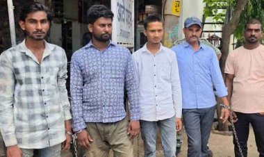जिला पंचायत सदस्य से मारपीट करना पड़ा भारी, भाजपा नेता के मामले में 5 आरोपी गिरफ्तार कर भेजा सलाखों के पीछे, पुलिस ने निकाला जुलूस
