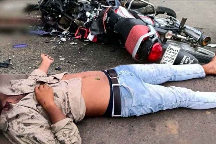 दर्दनाक सड़क हादसा, दो बाइकों की आमने&सामने जोरदार टक्कर, 30 वर्षीय युवक की मौके पर मौत, दूसरा गंभीर, मची अफरा&तफरी