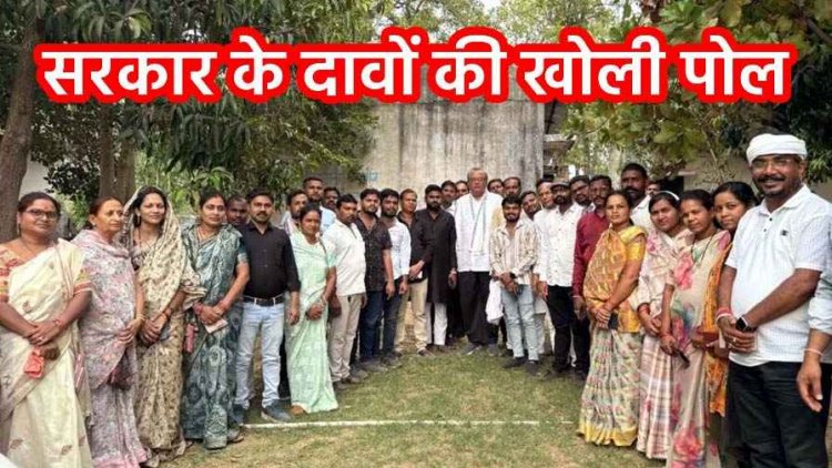 प्रदर्शन कर रहे कार्यकर्ताओं की गिरफ्तारी की खबर मिलते ही पिपरछेड़ी थाना पहुंचे अमितेश शुक्ल, किसानों की लड़ाई में दिखे अग्रिम पंक्ति के नेता