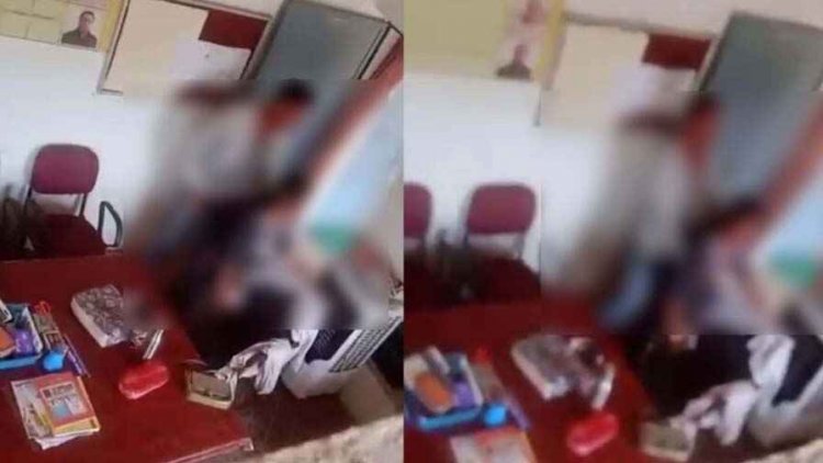 स्कूल परिसर में शिक्षक-शिक्षिका का आपत्तिजनक वीडियो सोशल मीडिया पर वायरल, ग्रामीणों ने की सख्त कार्रवाई की मांग, DEO- जांच के आदेश जारी
