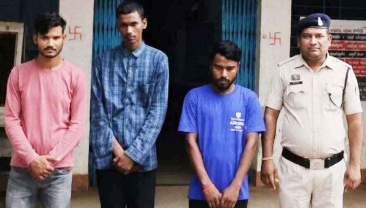 बाइक नहीं देने पर आधी रात घर में घुसे बदमाश, पिता और बेटी से डंडे से मारपीट कर दी जान से मारने की धमकी, 24 घंटे के भीतर तीन बदमाश गिरफ्तार