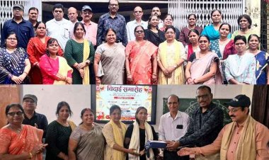 सेवानिवृत शिक्षकों के बिदाई समारोह का आयोजन, पी एल वाय हिन्दू शा प्रा. एवं उच्चतर माध्यमिक शाला बैरन बाजार में हुआ सम्पन्न