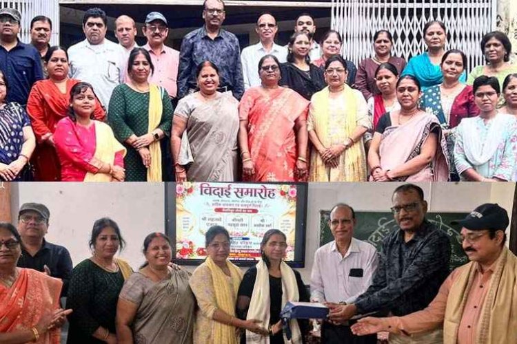 सेवानिवृत शिक्षकों के बिदाई समारोह का आयोजन, पी एल वाय हिन्दू शा प्रा. एवं उच्चतर माध्यमिक शाला बैरन बाजार में हुआ सम्पन्न