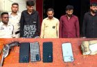 बड़ी वारदात से पहले पुलिस का एक्शन, हथियारबंद गैंग का पर्दाफाश, अंतरराज्यीय गिरोह के 4 आरोपी गिरफ्तार, देसी कट्टा-जिंदा कारतूस व 3 लाख नगद बरामद