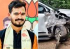 NH -130 -C में कार और पिकअप में जोरदार टक्कर, बाल बाल बचे रायपुर जा रहे जिला पंचायत गरियाबंद अध्यक्ष गौरीशंकर कश्यप