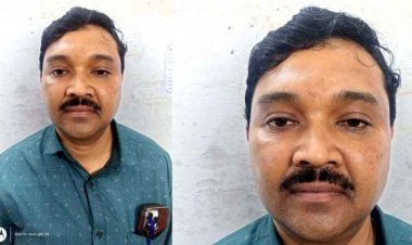 यूनिवर्सिटी के कुलसचिव भूपेन्द्र कुमार गिरफ्तार, महिला कर्मचारी की सैलरी से हर महीने बेटे के अकाउंट में पैसा ट्रांसफर, वेतन में 1.49 लाख का गबन