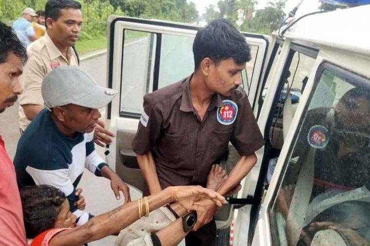 गरियाबंद के नेशनल हाईवे&130सी पर भीषण सड़क हादसा, दो बाइकों की आमने&सामने जोरदार टक्कर में तीन लोग घायल, दो की हालत नाजुक
