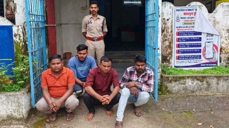आबकारी टीम पर कार्रवाई के दौरान हमला, जब्त शराब लेकर आरोपी फरार, पुलिस ने एक नाबालिग समेत पांच आरोपियों को गिरफ्तार को भेजा सलाखों के पीछे
