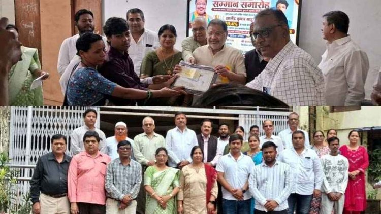 पी एल वाय हिन्दू हाई स्कूल में सम्मान समारोह का आयोजन, मेघावी छात्र-छात्राओं को विधायक सुनील सोनी द्वारा प्रशस्ति पत्र एवं सम्मान राशि प्रदत्त
