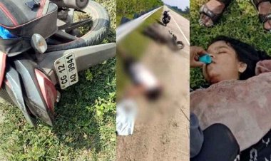 रेलिंग से टकराई अनियंत्रित बाइक, बेटी के सामने माता-पिता ने तोड़ा दम, बच्ची गंभीर रूप से घायल, मची अफरा-तफरी, दर्दनाक हादसे से उजड़ा परिवार