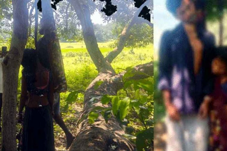 जंगल में साड़ी के एक ही फंदे पर लटकी मिली युवक&युवती की लाश, प्रेम प्रसंग में आत्महत्या की आशंका, गांव में शोक का माहौल, जांच में जुटी पुलिस