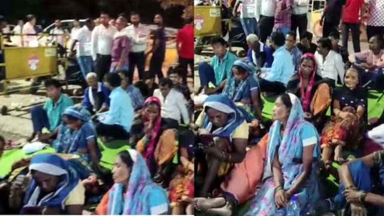 एक गिरफ्तारी से थाने में दंगल, सरपंच के खिलाफ अविश्वास प्रस्ताव पर भारी बवाल, ग्रामीणों ने घेरा थाना, ग्रामीणों संग कई घंटे धरने पर बैठे विधायक
