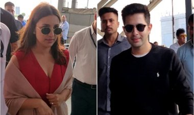 Bollywood News : राघव चड्ढा और अ‎भिनेत्री परिणीति चोपड़ा शादी करने के ‎लिए उदयपुर रवाना