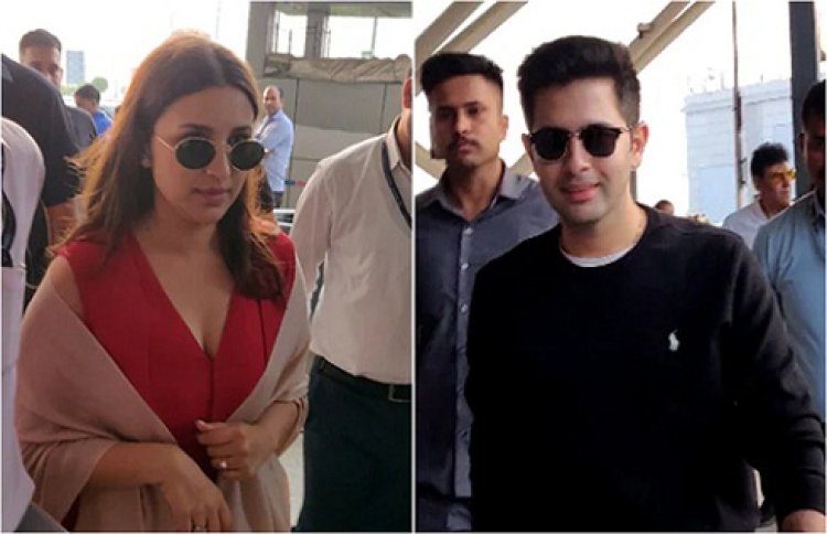 Bollywood News : राघव चड्ढा और अ‎भिनेत्री परिणीति चोपड़ा शादी करने के ‎लिए उदयपुर रवाना