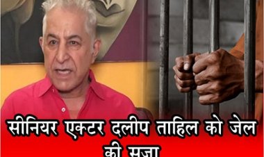 Bollywood News : सीनियर एक्टर दलीप ताहिल को जेल की सजा