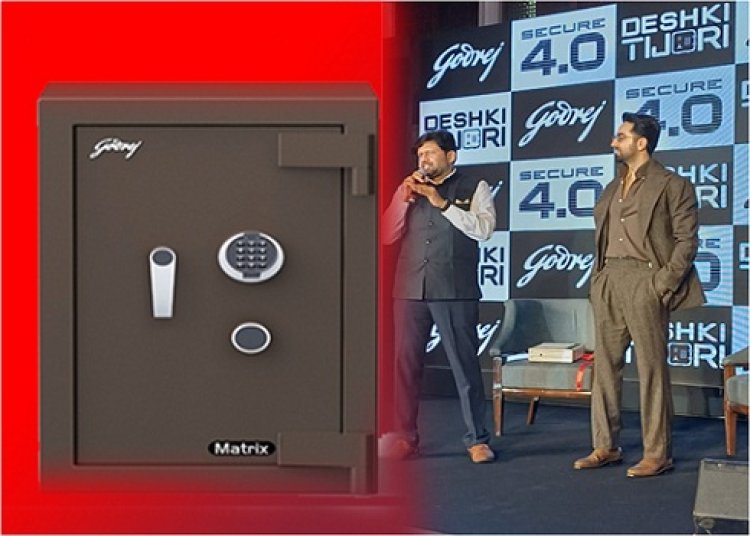 Godrej Security : गोदरेज सिक्योरिटी सॉल्यूशंस ने ब्रांड एंबेसडर आयुष्मान खुराना के साथ लॉन्च किया ‘देश की तिजोरी’अभियान