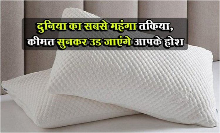 दुनिया का सबसे महंगा तकिया, कीमत सुनकर उड जाएंगे आपके होश
