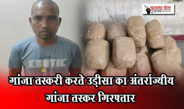 CG Crime News : गांजा तस्करी करते उड़ीसा का अंतर्राज्यीय गांजा तस्कर गिरफ्तार