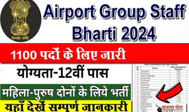 एयरपोर्ट ग्राउंड स्टाफ की निकली भर्ती, यहाँ देखें सम्पूर्ण जानकारी