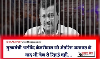 मुख्यमंत्री अरविंद केजरीवाल को अंतरिम जमानत के बाद भी जेल से रिहाई नहीं...