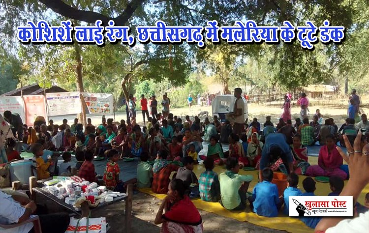 कोशिशें लाई रंग, छत्तीसगढ़ में मलेरिया के टूटे डंक