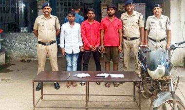 जीजा ने दी 50 हजार में साले की कत्ल की सुपारी, वाइन शॉप के मैनेजर पर चाकू से जानलेवा हमला, खुलासा होते ही साला फरार, तीन आरोपी गिरफ्तार