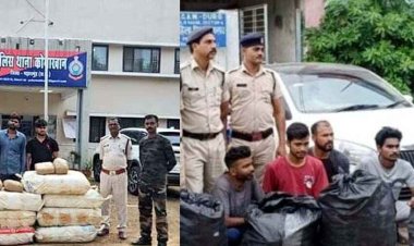 महासमुंद और दुर्ग पुलिस के हत्थे चढ़े सात अंतर्राज्यीय तस्कर, 3 क्विंटल 45 किलो गांजा समेत 52 लाख रुपये की सम्पत्ति जप्त, बैंक अकाउंट भी कराया होल्ड