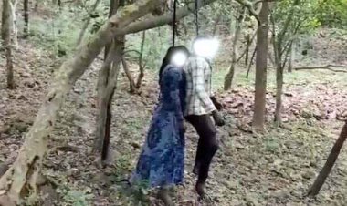 जंगल में फंदे से लटकते मिली  प्रेमी जोड़े की लाश, 4 दिनों से लापता थी युवती, मृतक युवक की नहीं हो सकी शिनाख्त, जांच में जुटी पुलिस
