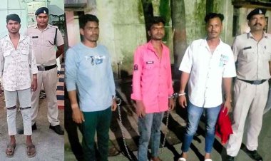 बटनदार चाकू के साथ गिरफ्तार तीन आरोपी जेल दाखिल, कत्ल की वारदात में शामिल एक नाबालिग समेत फरार दो बदमाश गिरफ्तार