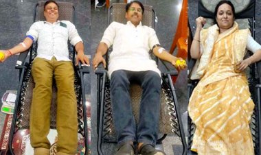 नवापारा सोशल ग्रुप द्वारा आज स्थानीय सिंधी गुरुद्वारा में रक्तदान शिविर का आयोजन किया गया, लोगों ने किया ब्लड डोनेट