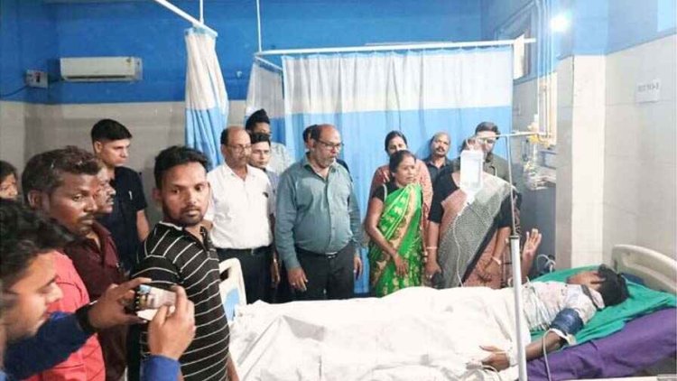 ट्रेलर की चपेट में आई बाइक सवार महिला की मौत, पति और मासूम बच्चा घायल, ड्राइवर गिरफ्तार, शहर की यातायात व्यवस्था हुई चौपट