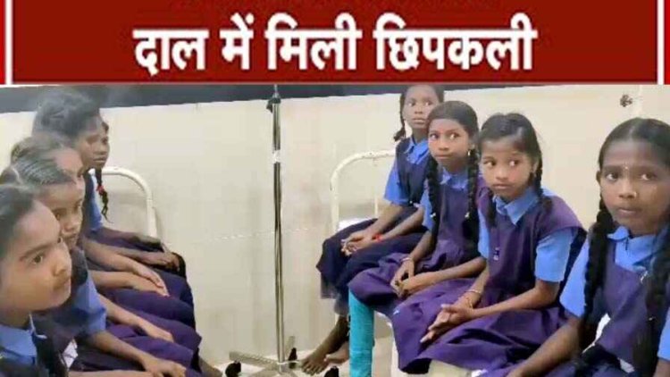 बच्चों के जान से खिलवाड़, मध्यान्ह भोजन के दाल में मिली छिपकली, 23 बच्चों की बिगड़ी तबीयत, आनन-फानन में अस्पताल किया में गया दाखिल