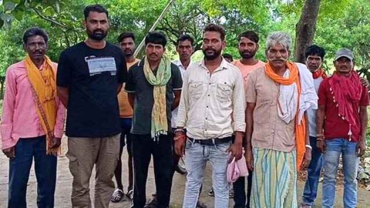 किसानों के सामने ही उनकी हरी-भरी फसलों को किया बर्बाद, पुलिस प्रशासन बना मूकदर्शक, ग्रामीणों ने दो महीने का मांगा था समय