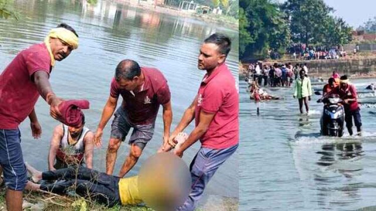 तालाब से निकाला गया घर से पूजा करने निकली नाबालिग किशोरी का शव, एक्टिवा से एनीकट पार कर रहे दो लोग नदी में बहे, एक की लाश बरामद