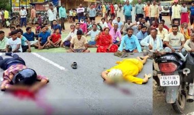 मॉर्निंग वॉक पर निकले दो दोस्तों को कार ने रौंदा, दोनों की गई जान, ग्रामीणों ने किया चक्कजाम, ट्रैक्टर की चपेट में बाइक सवार, 2 की मौके पर मौत