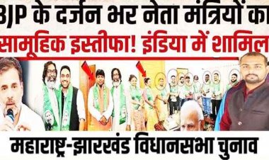 चुनाव से पहले BJP को बड़ा झटका, तीन पूर्व विधायकों ने छोड़ी पार्टी, कई नेताओं का भी इस्तीफा, थामा JMM का दामन, बागी बिगाड़ेंगे खेल