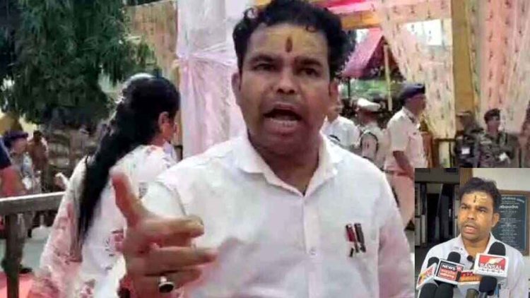 मुख्यमंत्री के दौरे में सस्पेंड पटवारी का हाईवोल्टेज ड्रामा, अधिकारियों के अत्याचार का लगाया आरोप, CM के सामने छलका आंसुओं में दर्द