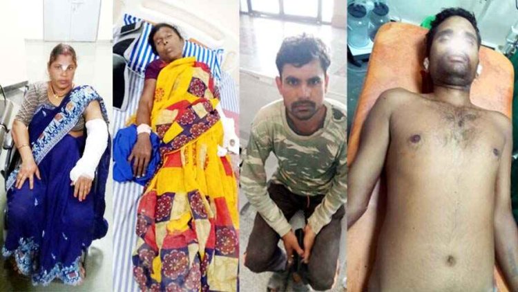 मजदूरी करने नवा रायपुर जा रहे 22 लोगों से भरी पिकअप अनियंत्रित होकर पलटने से एक मजदूर की मौत, 14 लोग घायल, अस्पताल में भर्ती