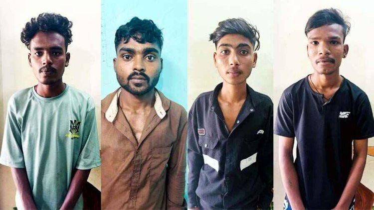 नशे की हालत में बाइक चलाते सड़क पर गिरा युवक, जातिगत टिप्पणी के बाद मर्डर, नाबालिग समेत 4 आरोपी गिरफ्तार, जांच में जुटी पुलिस