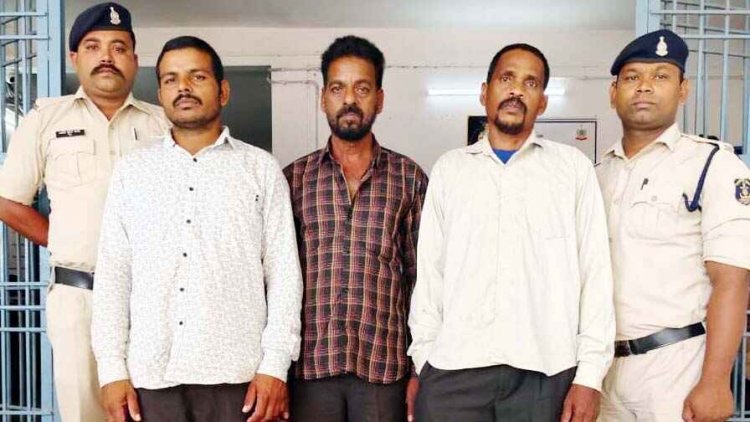 खेत में बिछाया करंट, चपेट में आकर एक की मौत के बाद खेत के मालिक ने डरकर खाया जहर, पुलिस ने किया तीन आरोपियों को गिरफ्तार