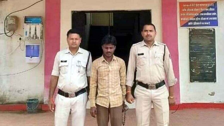 प्रेमिका का गला घोटकर हत्या कत्ल करने बाद खुदकुशी करने जा रहे प्रेमी नरेन्द्र सोनकर को पुलिस ने गिरफ्तार कर किया जेल दाखिल