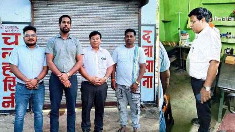 राजस्व और स्वास्थ्य विभाग की संयुक्त कार्रवाई, दो अवैध क्लीनिक सील, 47 डॉक्टरों को सिविल सर्जन ने थमाया नोटिस, 24 घंटे के भीतर मांगा जवाब