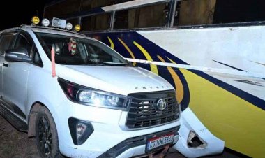 बलौदाबाजार में बड़ा हादसा, मंत्री मंत्री दयाल दास बघेल के काफिले की कार हुई हादसे का शिकार, बस ने मारी टक्कर, ड्राइवर से पूछताछ जारी